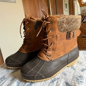 Torrid Lace-Up Duck Boots